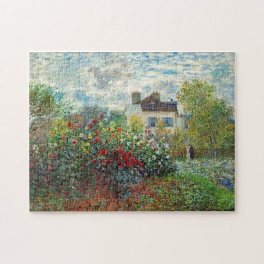 Claude Monet - De tuin van de kunstenaar in Argent Legpuzzel (Horizontaal)