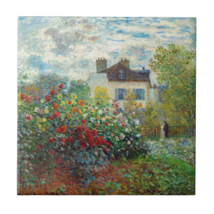 Claude Monet - De tuin van de kunstenaar in Argent Tegeltje