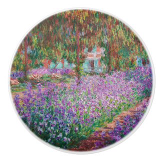 Claude Monet - De tuin van de kunstenaar in Givern Keramische Knop