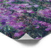 Claude Monet | De tuin van de kunstenaar in Givern Poster (Hoek)