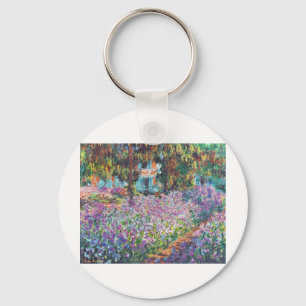 Claude Monet - De tuin van de kunstenaar in Givern Sleutelhanger