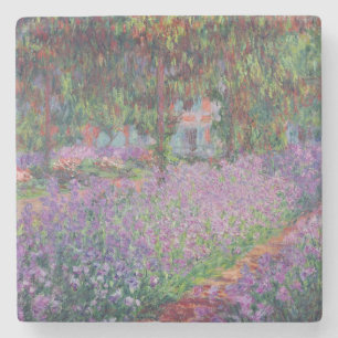 Claude Monet De tuin van de kunstenaar in Givern Stenen Onderzetter