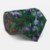 Claude Monet - De tuin van de kunstenaar in Givern Stropdas (Opgerold)