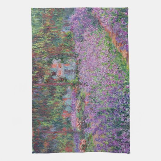 Claude Monet | De tuin van de kunstenaar in Givern Theedoek (Verticaal)