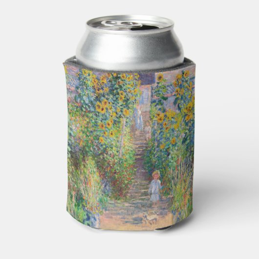 Claude Monet - De tuin van de kunstenaar in Vetheu Blikjeskoeler (Blikje Achterkant)