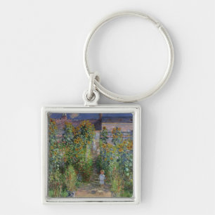 Claude Monet De tuin van de kunstenaar in Vetheu Sleutelhanger