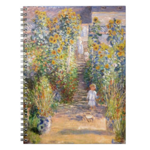 Claude Monet de Tuin van de Kunstenaar in Vétheuil Notitieboek
