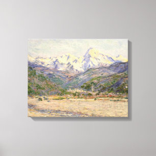 Claude Monet   De vallei van Nervia Canvas Afdruk