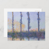 Claude Monet | De vier bomen Briefkaart (Voorkant / Achterkant)
