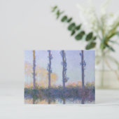 Claude Monet | De vier bomen Briefkaart (Staand voorkant)