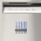 Claude Monet | De vier bomen Magneet (Insitu (Vaatwasser))