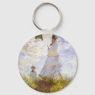 Claude Monet - De vrouw met de parasol Sleutelhanger