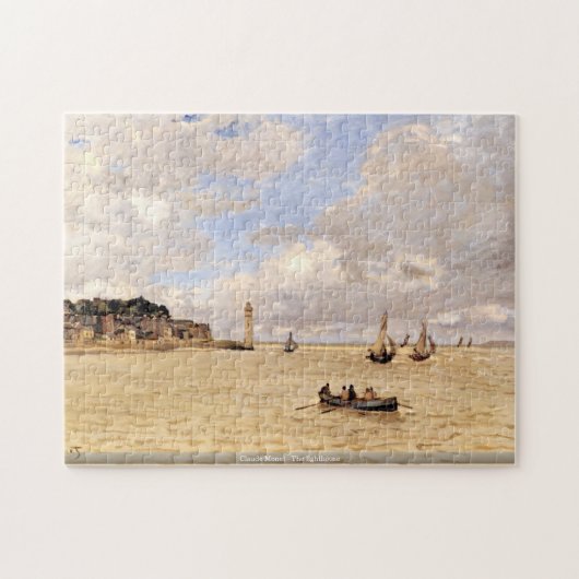 Claude Monet - De vuurtoren Legpuzzel (Horizontaal)