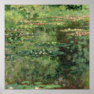 Claude Monet De waterlieveling Poster