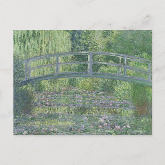 Claude Monet | De waterpas Pond: Groene harmonie Briefkaart (Voorkant)