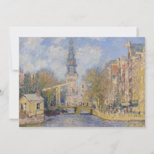 Claude Monet - De Zuiderkerk, Amsterdam Bedankkaart