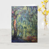 Claude Monet die Wilg huilen Kaart (Gele Bloem)