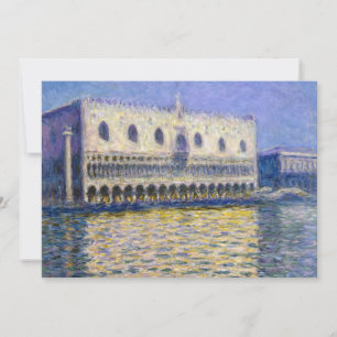 Claude Monet - Doges' Palace Bedankkaart