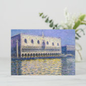 Claude Monet - Doges' Palace Bedankkaart (Staand voorkant)