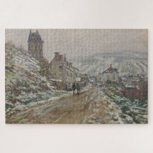 Claude Monet Dorpsstraat Vétheuil Legpuzzel