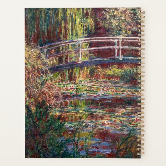 Claude Monet - Eau Lily étang, Harmonie rose (Dos)