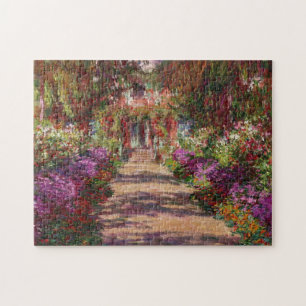 Claude Monet Een route in de tuin van Monet Legpuzzel