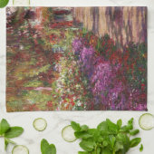 Claude Monet | Een route in de tuin van Monet Theedoek (Gevouwen)