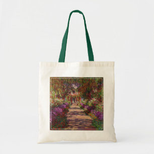 Claude Monet   Een route in de tuin van Monet Tote Bag