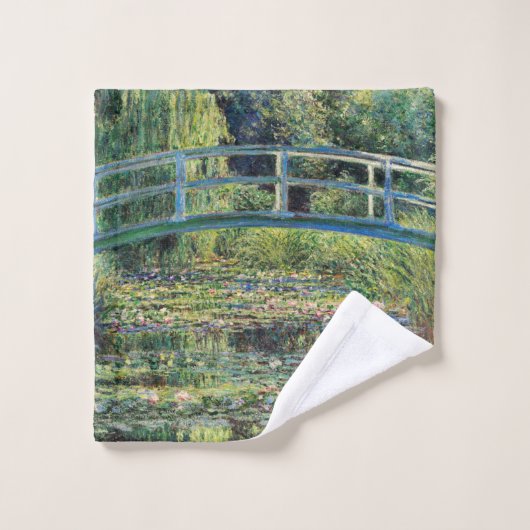 Claude Monet - Etang Lily et Pont Japonais (Gant de toilette)
