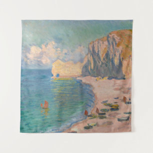 Claude Monet - Etretat: Beach and Falaise d'Amont Wandkleed