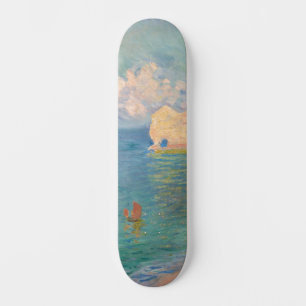 Claude Monet - Etretat: Strand en Falaise d'Amont Skateboard