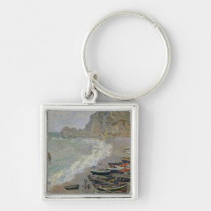Claude Monet Etretat, strand en Porte d'Amont Sleutelhanger