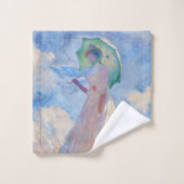 Claude Monet - Femme avec Parasol face à gauche (Gant de toilette)