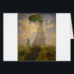Claude Monet : Femme avec un parasol, 1875<br><div class="desc">Claude Monet : Femme avec un parasol,  1875. National Gallery d'art,  Washington,  C.C,  Etats-Unis. Oscar-Claude Monet (14 novembre 1840 - 5 décembre 1926) était un peintre impressionniste français</div>