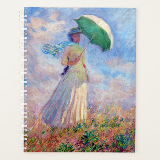 Claude Monet - Femme avec un parasol face à droite (Devant)
