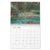 CLAUDE MONET FINE ART CALENDRIER (Jan 2026)