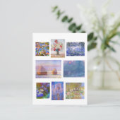 Claude Monet, Fine Art Paintings, Impressionisme Briefkaart (Staand voorkant)
