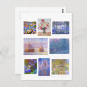 Claude Monet, Fine Art Paintings, Impressionisme Briefkaart (Voorkant / Achterkant)