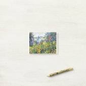 Claude Monet Flowers bij Vetheuil Post-it® Notes (Op bureau)