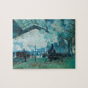 Claude Monet French Train Travel Art Legpuzzel