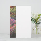 Claude Monet/Garden bij Giverny Briefpapier (Staand voorkant)