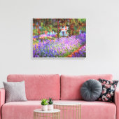 Claude Monet Garden in Giverny Canvas Afdruk (Insitu (Woonkamer))