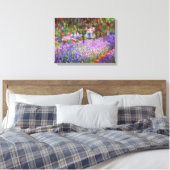 Claude Monet Garden in Giverny Canvas Afdruk (Insitu (Slaapkamer))