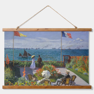 Claude Monet - Garden in Sainte-Adresse Hangend Wandkleed