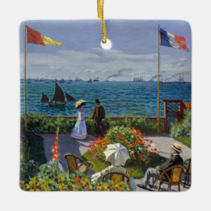 Claude Monet - Garden in Sainte-Adresse Keramisch Ornament