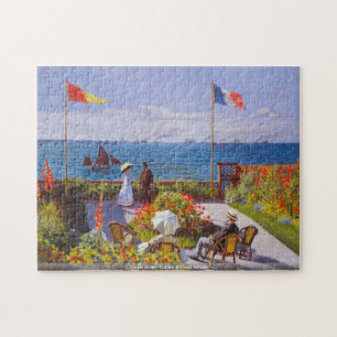 Claude Monet - Garden in Sainte Adresse puzzle Legpuzzel