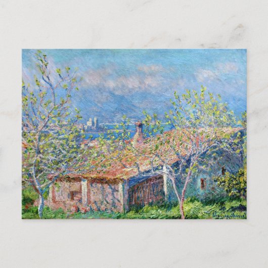 Claude Monet Gardeners House in Antibes Briefkaart (Voorkant)