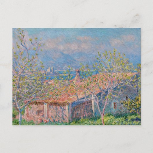 Claude Monet - Gardener's House in Antibes Briefkaart (Voorkant)
