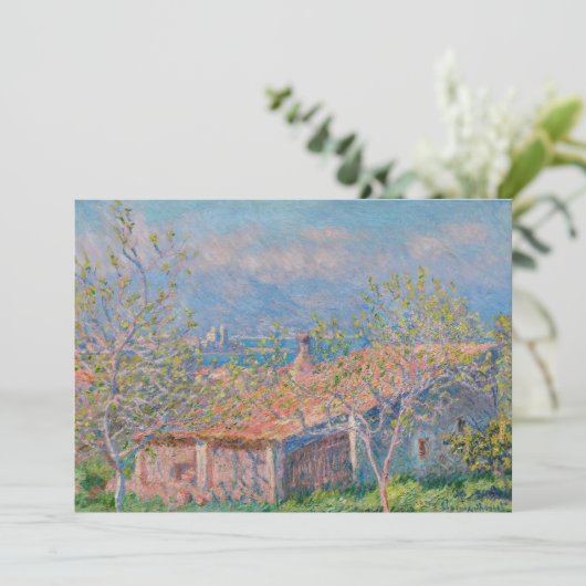 Claude Monet - Gardener's House in Antibes Kaart (Staand voorkant)