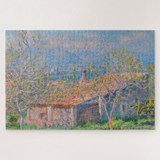 Claude Monet - Gardener's House in Antibes Legpuzzel (Horizontaal)